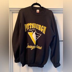 Pittsburgh penguins vintage crewneck sweater